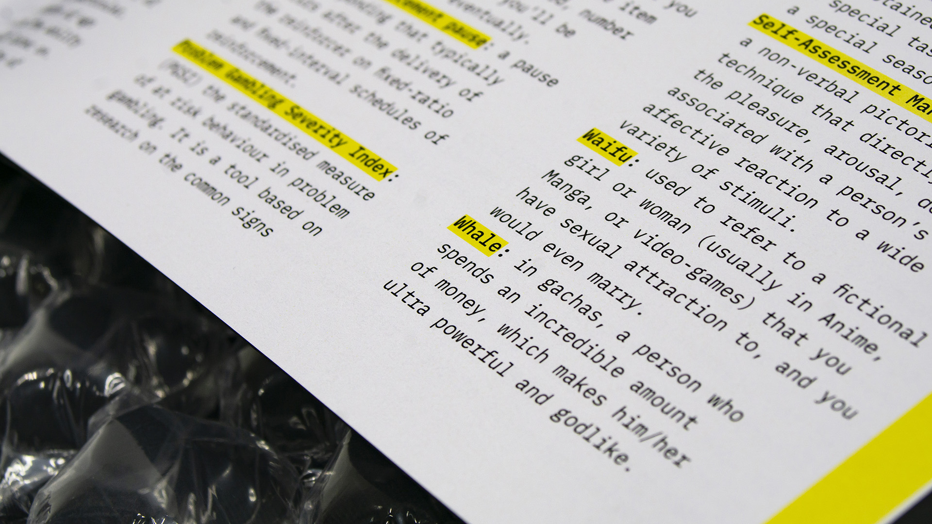 Inquest magazine's glossary close-up