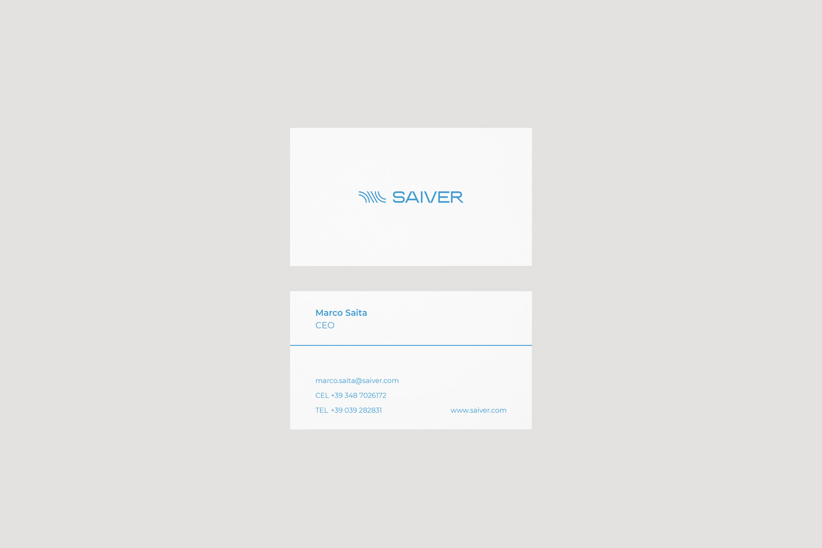 Saiver business card